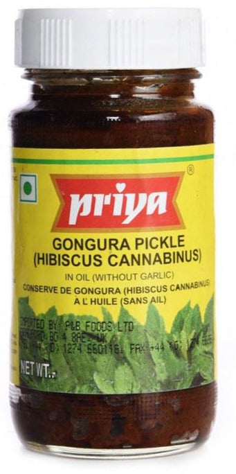 Priya Pickle Gongura In Oil Without Garlic 300g