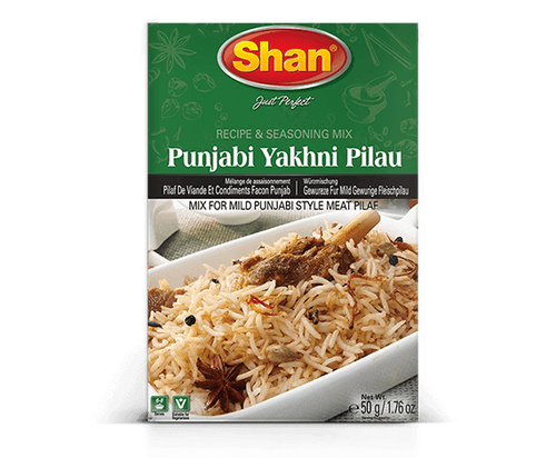 Shan Masala Punjabi Yakhni Pilau 50g Mix & Match Any 2 For £2.50