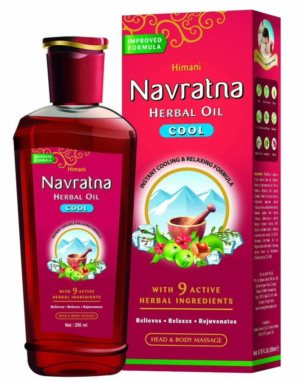Himani Navratna Herbal Oil 270ml - ExoticEstore