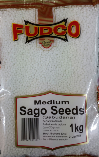 Fudco Sago Seeds Medium (Sabudana) 1kg - ExoticEstore