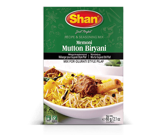 Shan Masala Mutton Biryani Memoni 60g Mix & Match Any 2 For £2.50