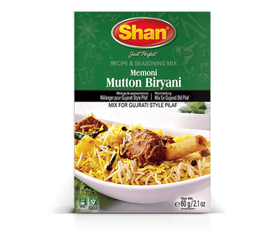 Shan Masala Mutton Biryani Memoni 60g Mix & Match Any 2 For £2.50
