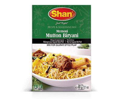 Shan Masala Mutton Biryani Memoni 60g Mix & Match Any 2 For £2