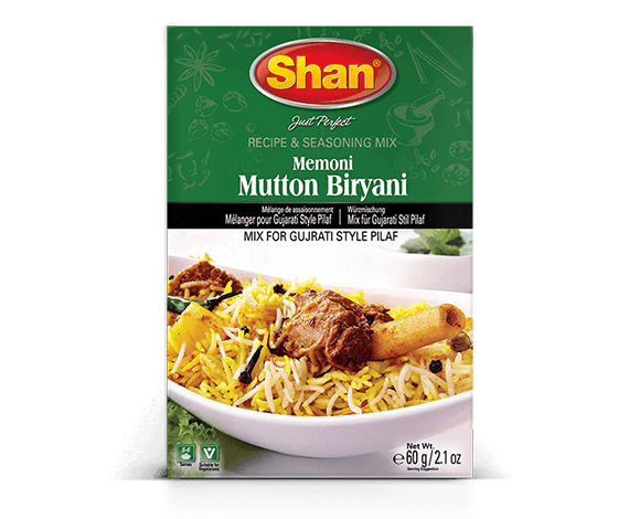 Shan Masala Mutton Biryani Memoni 60g Mix & Match Any 2 For £2