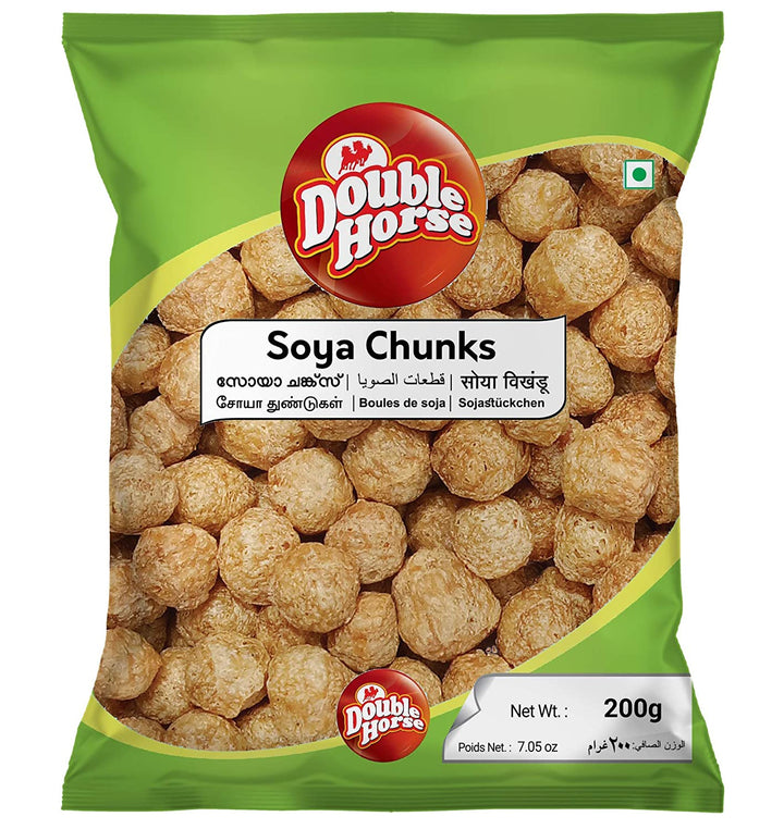 Double Horse Soya Chunks 200g