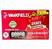 Weikfield Jelly Crystals Strawberry 100% Vegetarian 75g