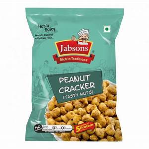 Jabsons Peanut Cracker Sing Bhujia Hot & Spicy 140g