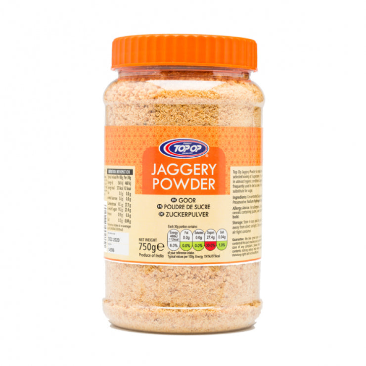 Top Op Jaggery powder (shakar)  750g - ExoticEstore